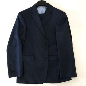 Tommy Hilfiger 38S Navy Blue Twill Suit